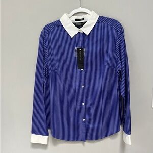 Jones New York Striped Shirt 16NWT